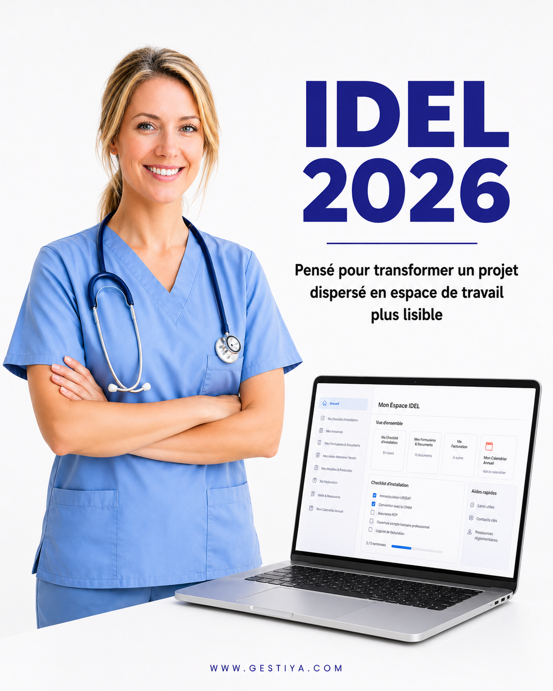 Template Installation IDEL 2026 — tableau de bord Notion pour organiser son projet IDEL
