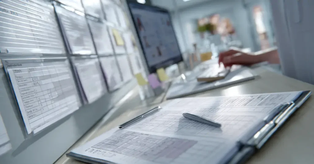 checklist installation IDEL avec démarches administratives organisées sur un bureau professionnel