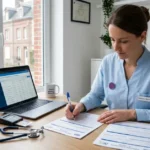 inscription ordre des infirmiers pendant les démarches administratives d’une infirmière libérale
