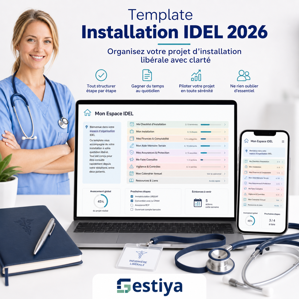 Aperçu du Template Notion Installation IDEL 2026