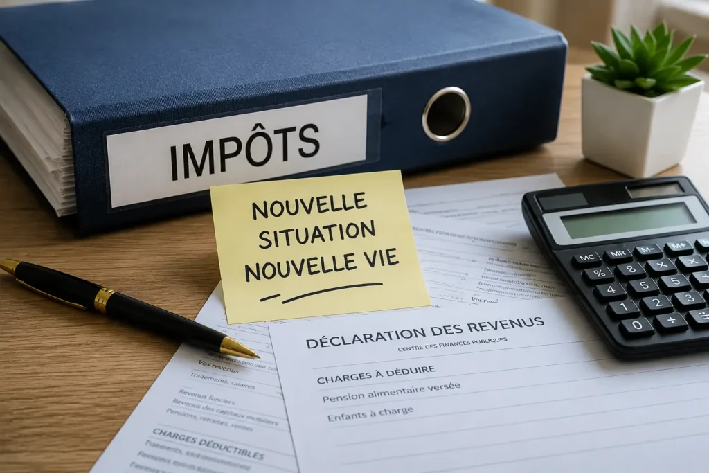 Documents fiscaux et administratifs pour une déclaration d'impôts après un divorce